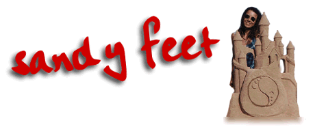 sandy feet graphic